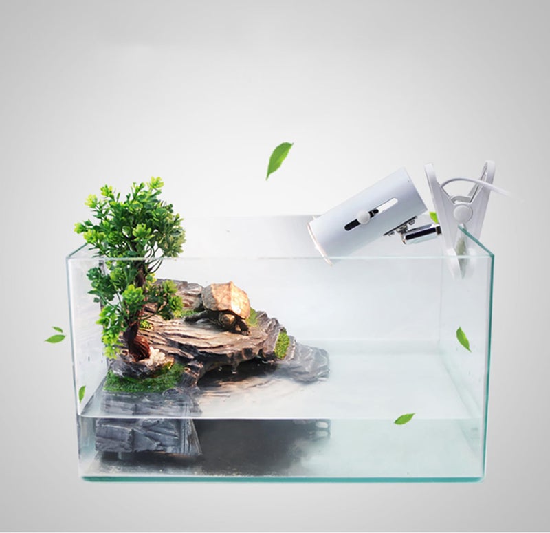 OMEM Reptile Box Shelter Terrarium Hideout Caves Turtle Ramp Basking Platform Habitat Decor Humidify Hide Cave Resin Rock - Image 3